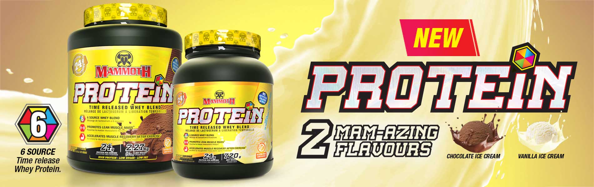 Mammoth PROTEIN AVAILABLE NOW