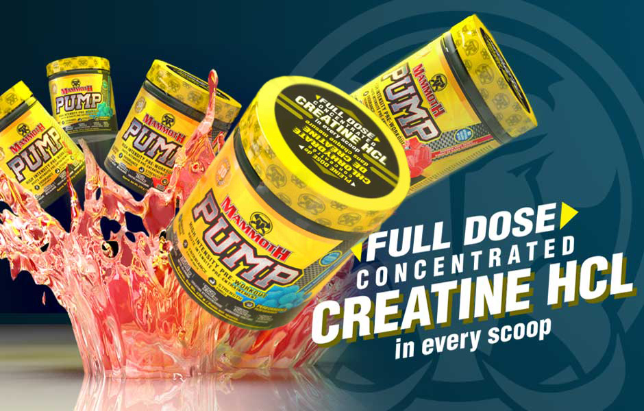 MAMMOTH PUMP- FULL DOSE CREATINE HCL